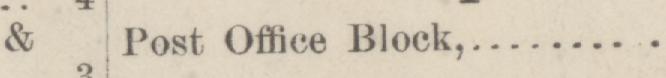 The line reading Post Office Block in the 1888 atlas index