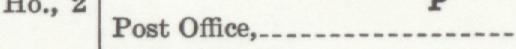 The index line reading Post Office in the 1933 atlas
