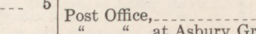The line reading Post Office in the 1940 atlas index