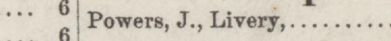 The line reading Powers, J., Livery in the 1885 atlas index