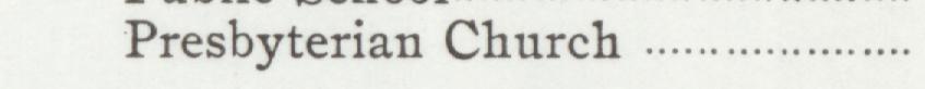 The line reading Presbyterian Church in the 1901 atlas index