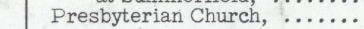 The index line reading Presbyterian Church in the 1948 atlas