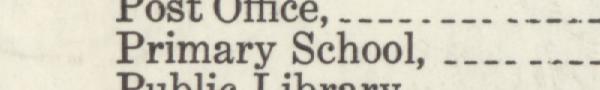 The line reading Primary School in the 1916 atlas index