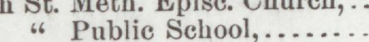 The line reading Publie School in the 1891 atlas index