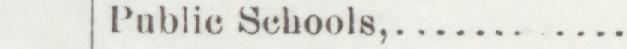 The index line reading Public Schools in the 1899 atlas