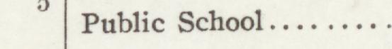 The line reading Publie School in the 1904 atlas index