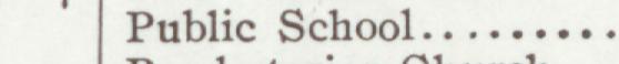 The index line reading Public School in the 1907 atlas