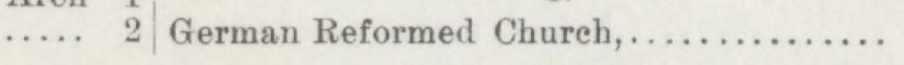 The line reading German Reformed Church in the 1888 atlas index