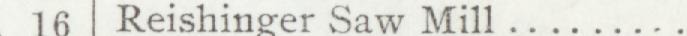 The line reading Reishinger Saw Mill in the 1905 atlas index