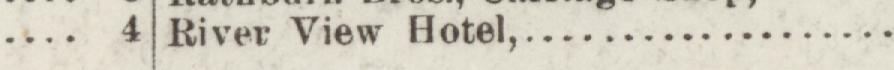 The line reading River View Hotel in the 1895 atlas index