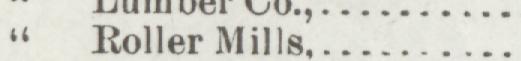The line reading Roller Mills in the 1897 atlas index