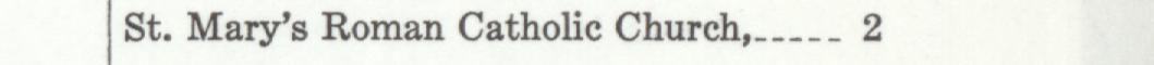 The index line reading St. Mary's Roman Catholic Church in the 1941 atlas