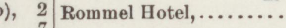 The line reading Rommel Hotel in the 1890 atlas index