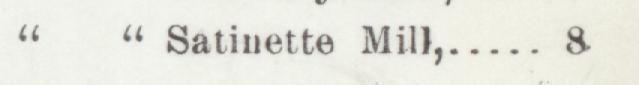 The index line reading Satinette Mill in the 1904 atlas