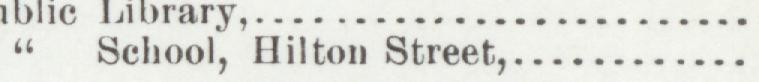 The line reading School, Bilton Street,: in the 1900 atlas index