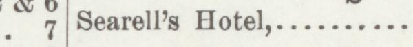 The index line reading Searells Hotel in the 1898 atlas