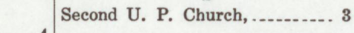 The line reading Second U. P. Church in the 1918 atlas index