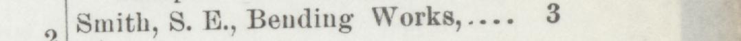 The line reading Smith, S. B., Bending Works in the 1893 atlas index