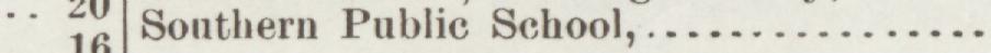 The line reading Sonthern Public School in the 1895 atlas index