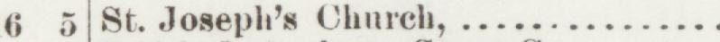 The line reading St. Joseph's Church in the 1892 atlas index