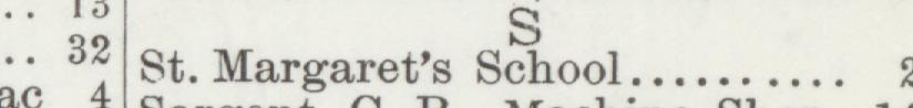 The line reading St. Margaret's School in the 1906 atlas index