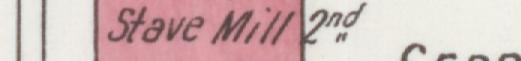 The line reading Stave Mill2nd in the 1901 atlas index