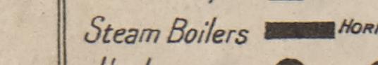 The line reading Steam Boilers in the 1893 atlas index