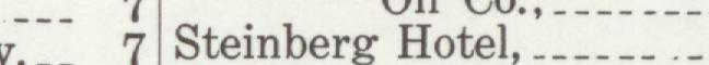 The line reading Steinberg Hotel in the 1911 atlas index