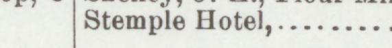 The line reading Stemple Hotel in the 1899 atlas index