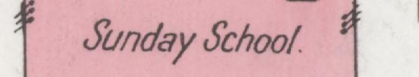 The index line reading Sunday School in the 1899 atlas
