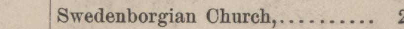 The line reading Swedenborgian Church in the 1885 atlas index