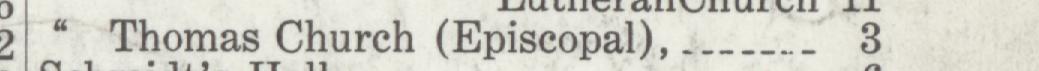 The line reading Thomas Church (Episcopal) in the 1916 atlas index