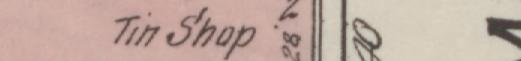 The line reading Tin Shop in the 1913 atlas index