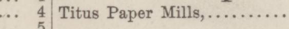 The line reading Titus Paper Mills in the 1885 atlas index