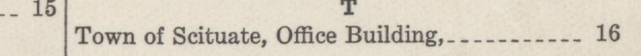 The line reading Town of Scituate, Ofice Building in the 1944 atlas index