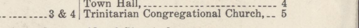 The line reading Trinitarian Congregational Church in the 1922 atlas index