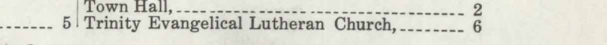 The line reading Trinity Evangelieal Lutheran Church in the 1915 atlas index