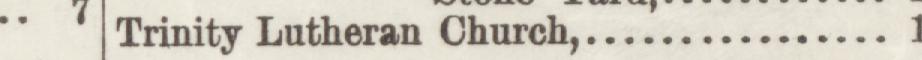 The line reading Trinity Lutheran Church in the 1886 atlas index