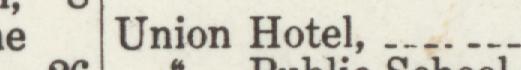 The index line reading Union Hotel, -_ in the 1913 atlas