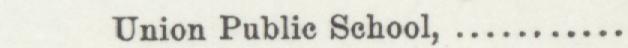 The line reading Union Public School in the 1893 atlas index