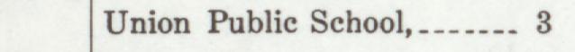 The line reading Union Publie School in the 1918 atlas index