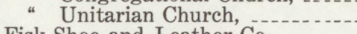 The index line reading Pilgrim Unitarian Church in the 1911 atlas