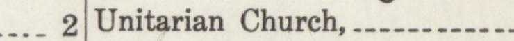 The line reading Unitarian Church in the 1915 atlas index