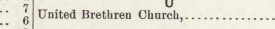 The line reading United Brethren Church in the 1905 atlas index