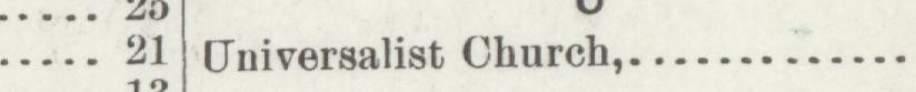 The line reading Universalist Church in the 1897 atlas index