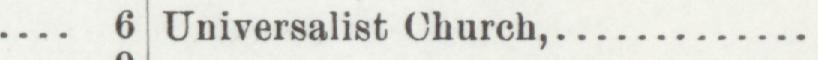 The index line reading Universalist Church in the 1905 atlas