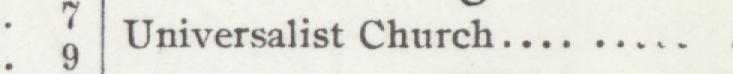 The index line reading Universalist Church in the 1907 atlas