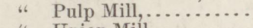 The line reading Pulp Mill in the 1884 atlas index
