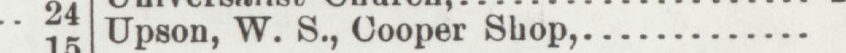 The line reading Upson, W. S., Cooper Shop in the 1902 atlas index
