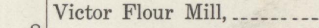The line reading Vietor Flour Mill in the 1915 atlas index